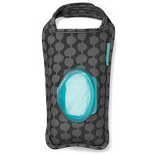 Infantino Wipes Out Neoprene Wipes Pouch - Black/Grey