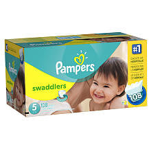 Pampers Swaddlers Diaper Super Economy Pack Size 5 - 112 Count