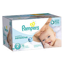 Pampers Swaddlers Size 2 Sensitive Diaper Super Pack - 76 Count