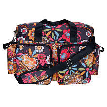 Trend Lab Bohemian Floral Deluxe Duffle Style Diaper Bag