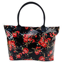 Trend Lab Garden Rose Floral Mod Carryall Tote Style Diaper Bag