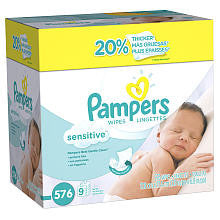 Pampers Sensitive 9x Baby Wipes - 576 Count