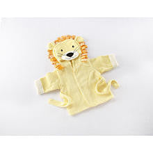 Baby Aspen "Big Top Bath Time" Lion Hooded Spa Robe