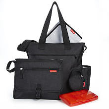 Skip Hop All In One Breakaway Diaper Tote - Black