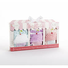 Baby Cakes Set of 3 Bloomers (0-6 mo)