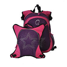 O3 Obersee Innsbruck Diaper Bag Backpack With Detachable Cooler - Bling Rhinestone Star