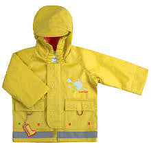 Kushies Neutral Rain Jacket- Yellow