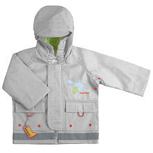 Kushies Neutral Rain Jacket- Silver