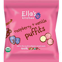 Ella's Kitchen Stage 2 Rasperry & Vanilla Puffits