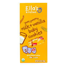 Ella's Kitchen Stage 2 Milk & Vanilla Baby Cookies