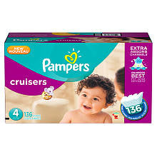 Pampers Cruisers Size 4 Diapers Economy Pack - 136 Count