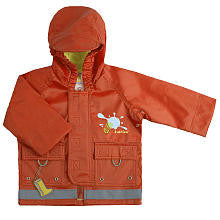 Kushies Neutral Rain Jacket- Orange