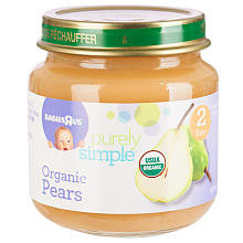 Babies R Us Stage 2 Purely Simple Organic Baby Food Pears  - 4 Ounce