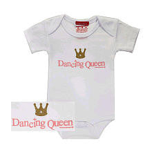 Silly Souls Girls Dancing Queen Bodysuit - 12-18 Months