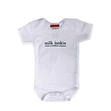 Silly Souls Neutral Milk Junkie Bodysuit - 12-18 Months