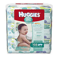 Huggies One & Done Scented Baby Wipes 3-Pack - 168 Count