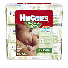 Huggies Natural Care Unscented Baby Wipes - 168 Count