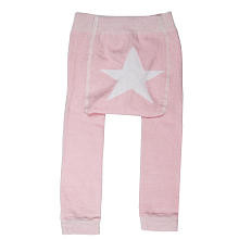 Silly Souls Girls Pink Star Stretch Leggings