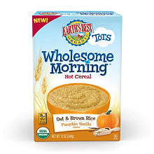 Earth's Best Wholesome Morning Oat & Bran Rice Pumpkin Vanilla