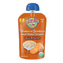 Earth's Best Wholesome Breakfast Sweet Potato Cinnamon Pouch - 4 Ounce