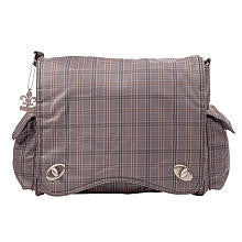 Kalencom Sam's Messenger Bag - Gray Plaid