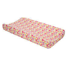 Trend Lab Dr. Seuss Changing Pad Cover - Oh, the Places You'll Go! - Pink