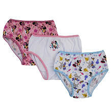 Disney Baby Girls 3 Pack Minnie Mouse Underwear - Toddler