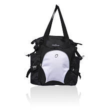 O3 Obersee Innsbruck Diaper Bag Tote With Detachable Cooler - Black / White