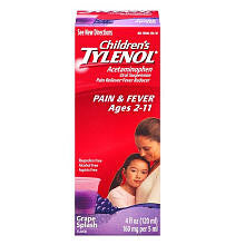 Childrens Tylenol Grape - 4 Ounce