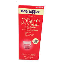 Babies R Us Bubble Gum Acetaminophen