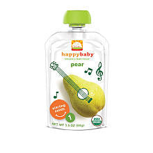 Happy Baby Organic Baby Food Pouch - Stage 1 - Pear Pouch