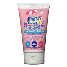 Baby Blanket Suncare Zinc Sunscreen Lotion SPF 50 - 4 Ounce