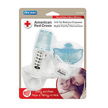 American Red Cross Soft Tip Medicine Dispenser and Pacifier Thermometer