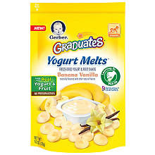 Gerber Graduates Yogurt Melts Banana Vanilla