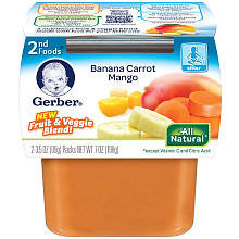 Gerber 2nd Foods Banana Carrot Mango 2-Pack