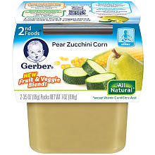 Gerber 2nd Foods Pear Zucchini Corn 2-Pack