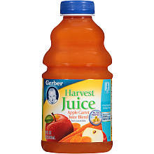 Gerber Harvest Juice Apple Carrot - 32 Ounce