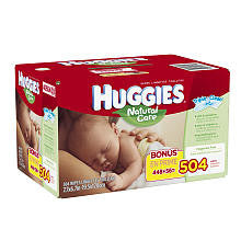 Huggies Natural Care Baby Wipes - 504 Count