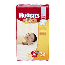 Huggies Size 2 Little Snugglers Jumbo - 32 Count