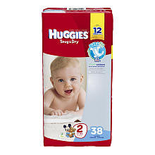 Huggies Size 2 Snug & Dry Jumbo - 38 Count