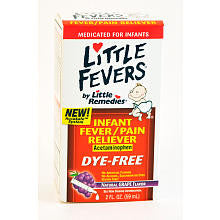 Little Fevers Infants Fever & Pain Reliever Natural Grape - 2 Ounce