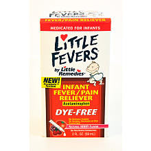 Little Fevers Infants Fever & Pain Reliver Natural Grape Mixed Berry - 2 Ounce