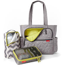 Skip Hop Forma Pack and Go Diaper Tote-Gray