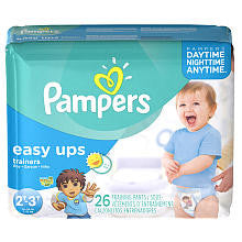 Pampers Boys Easy Ups Training Pants Jumbo Pack - Size 2T/3T - 26 Count