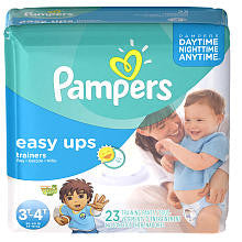 Pampers Boys Easy Ups Training Pants Jumbo Pack - Size 3T/4T - 23 Count