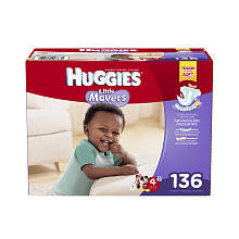 Huggies Little Movers Size 4 Diapers Value Box - 136 Count