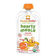 Happy Baby Organic Baby Food Pouch - Stage 3 - Chick Chick Pouch