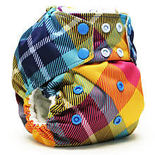 Kanga Care Rumparooz One Size Cloth Pocket Diaper - Preppy Plaid Snap