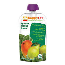 Happy Baby Happy Tot Organic Superfoods Pouch - Spinach Mango Pear Pouch