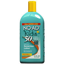 NO-AD Kids Sunscreen Lotion SPF 50 - 16 Ounce